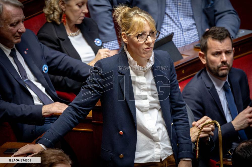 Session of questions to the gouvernment at the National Assembly - Paris AJ