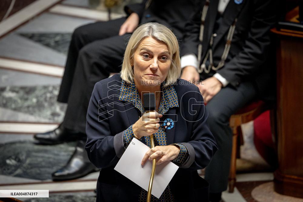 Session of questions to the gouvernment at the National Assembly - Paris AJ