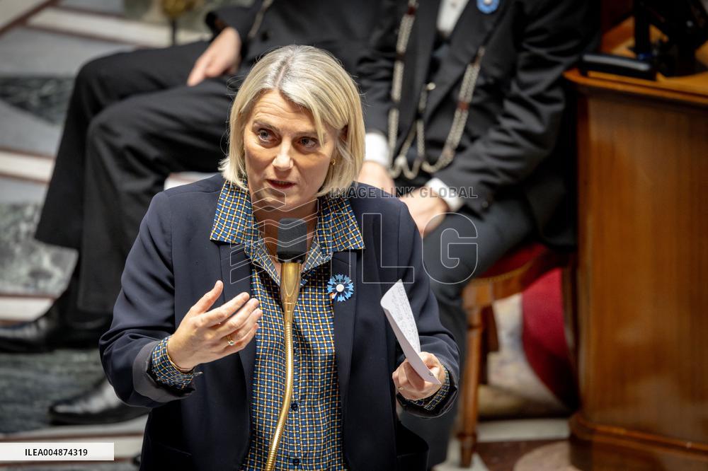 Session of questions to the gouvernment at the National Assembly - Paris AJ