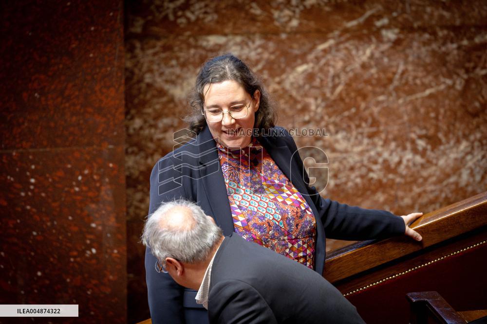 Session of questions to the gouvernment at the National Assembly - Paris AJ