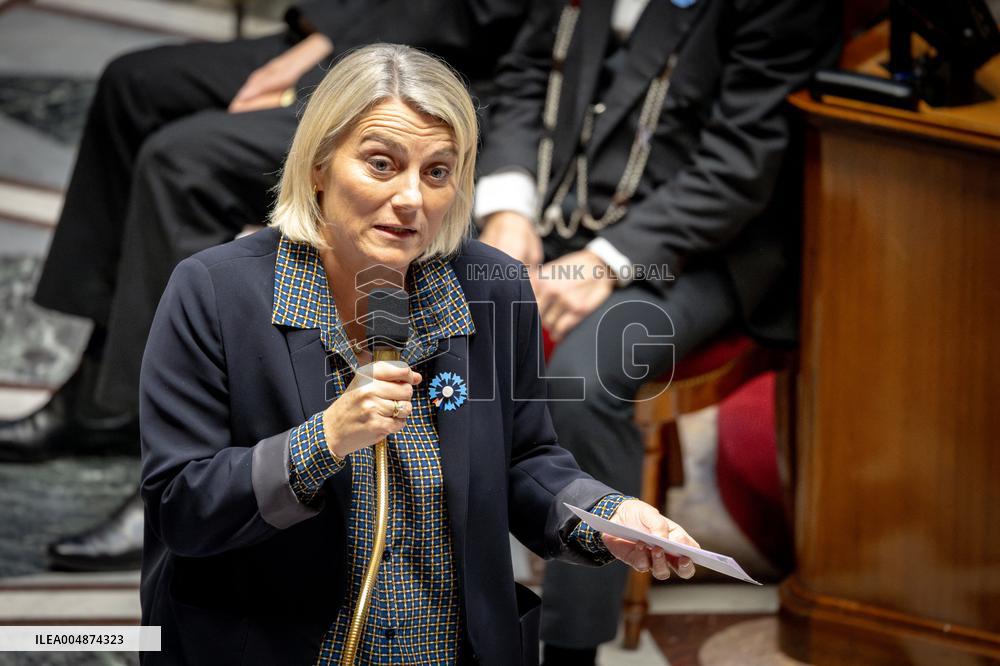 Session of questions to the gouvernment at the National Assembly - Paris AJ