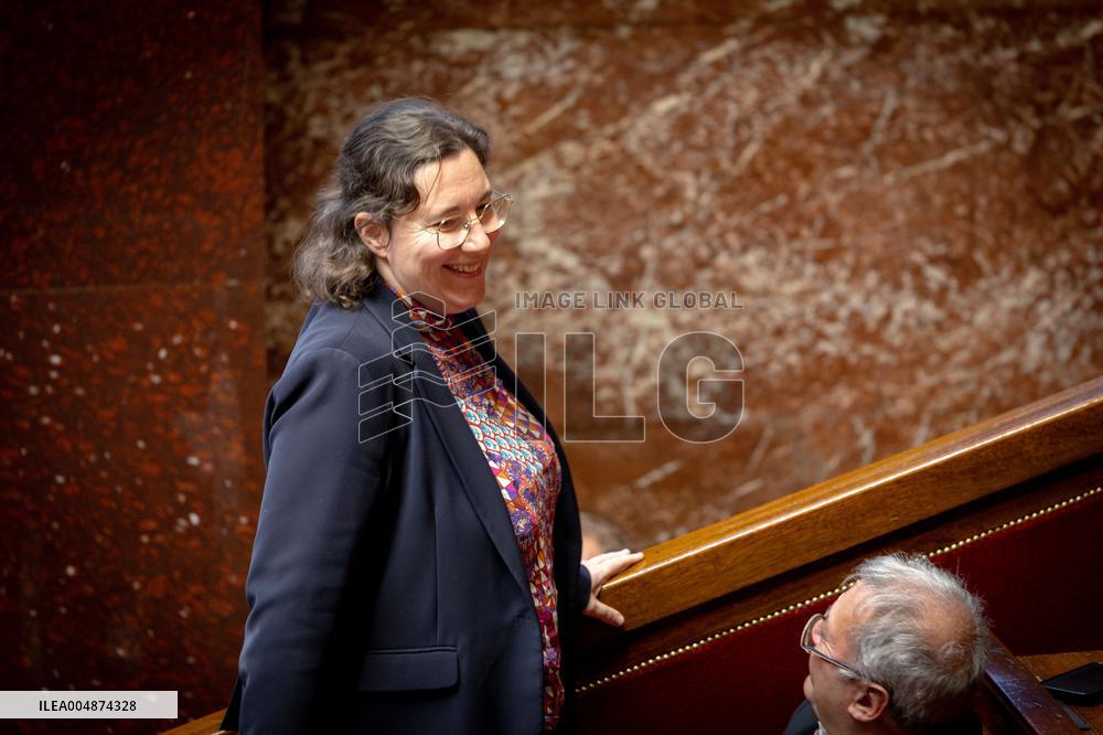 Session of questions to the gouvernment at the National Assembly - Paris AJ