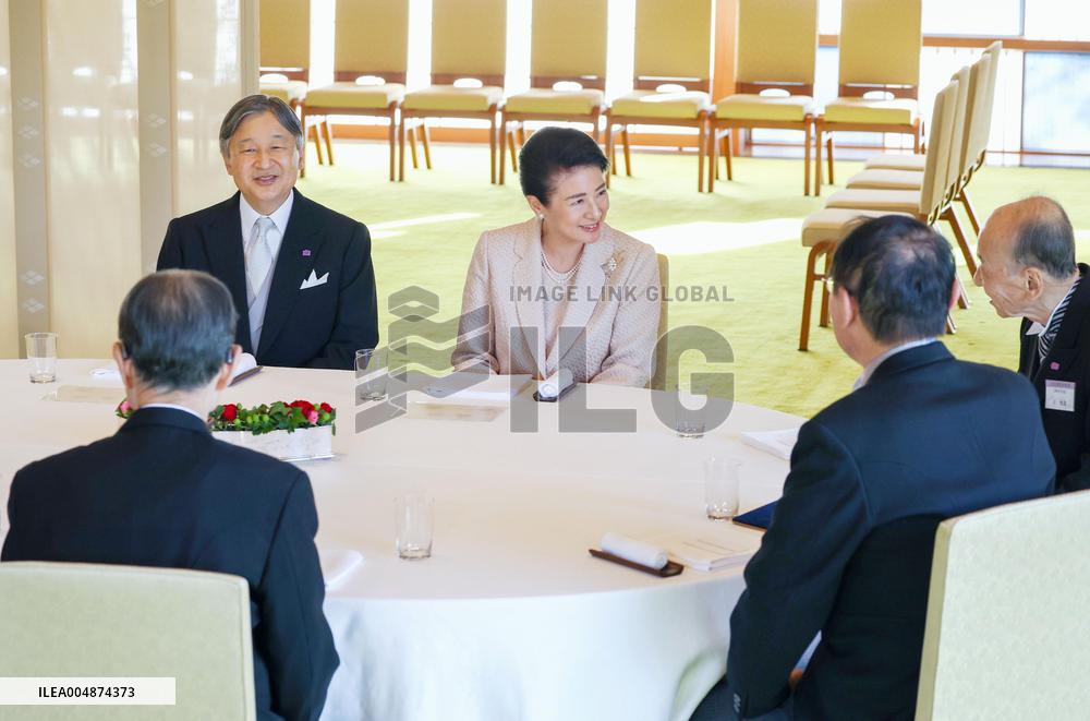 Japan emperor, empress meet Order of Culture recipients