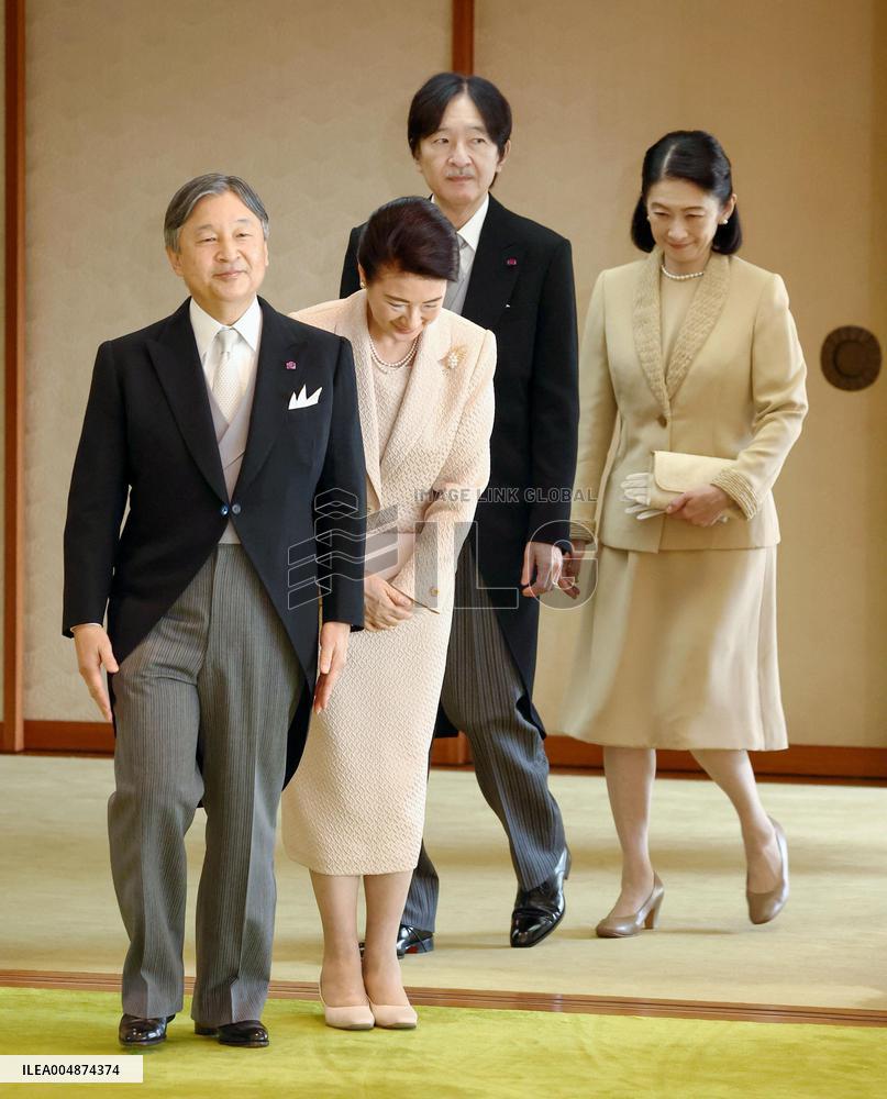 Japan emperor, empress meet Order of Culture recipients