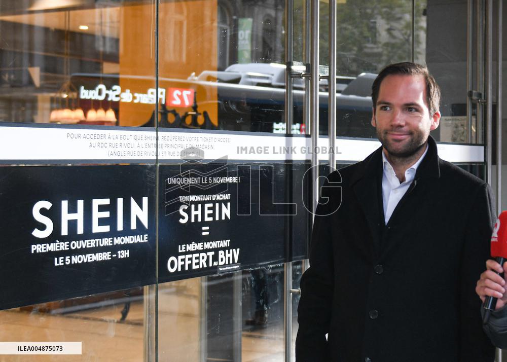 Karl-Stephane Cottendin Arrives At BHV - Paris