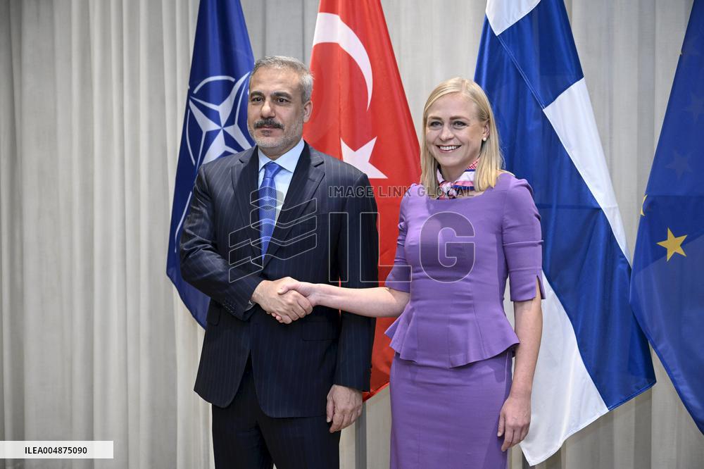 Turkish Foreign Minister Hakan Fidan visits Helsinki