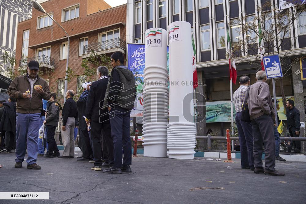 Iranians Rally At Former US Embassy - Tehran
