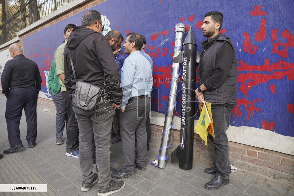 Iranians Rally At Former US Embassy - Tehran