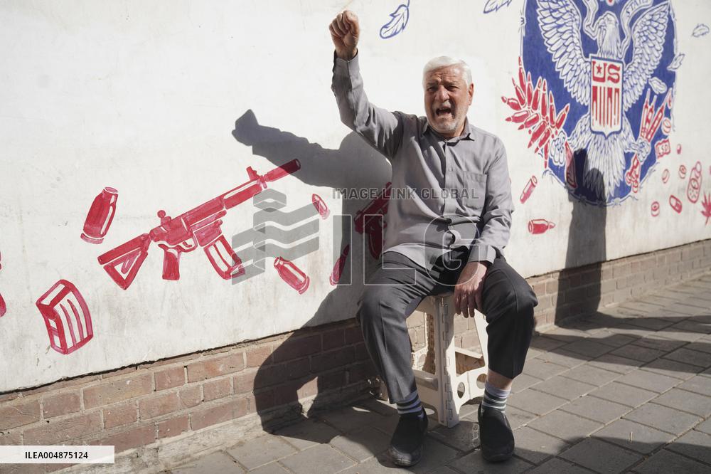 Iranians Rally At Former US Embassy - Tehran