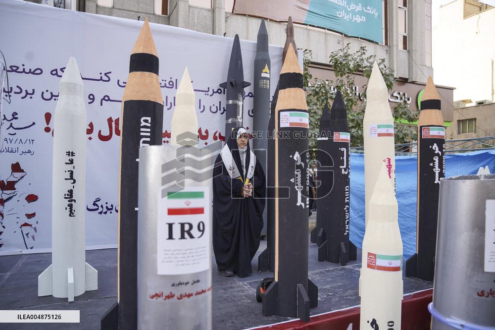 Iranians Rally At Former US Embassy - Tehran