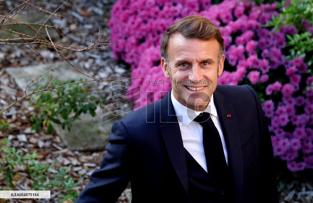 President Macron Visits the Pierre Loti House - Rochefort