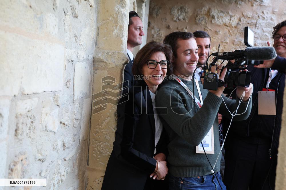 President Macron Visits the Pierre Loti House - Rochefort