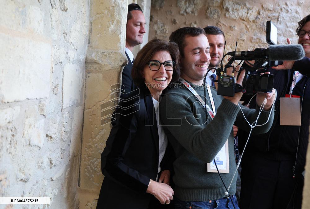 President Macron Visits the Pierre Loti House - Rochefort
