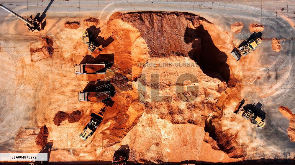 Qingdao Port Ore Terminal Yard