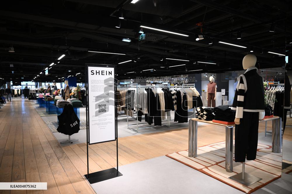 Opening Day of Shein First Physical Store at BHV - Paris