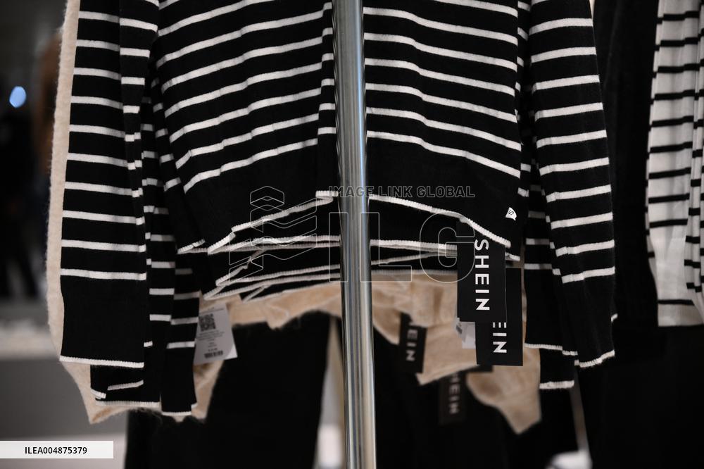 Opening Day of Shein First Physical Store at BHV - Paris