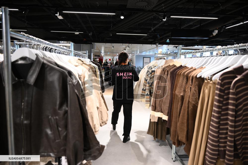 Opening Day of Shein First Physical Store at BHV - Paris