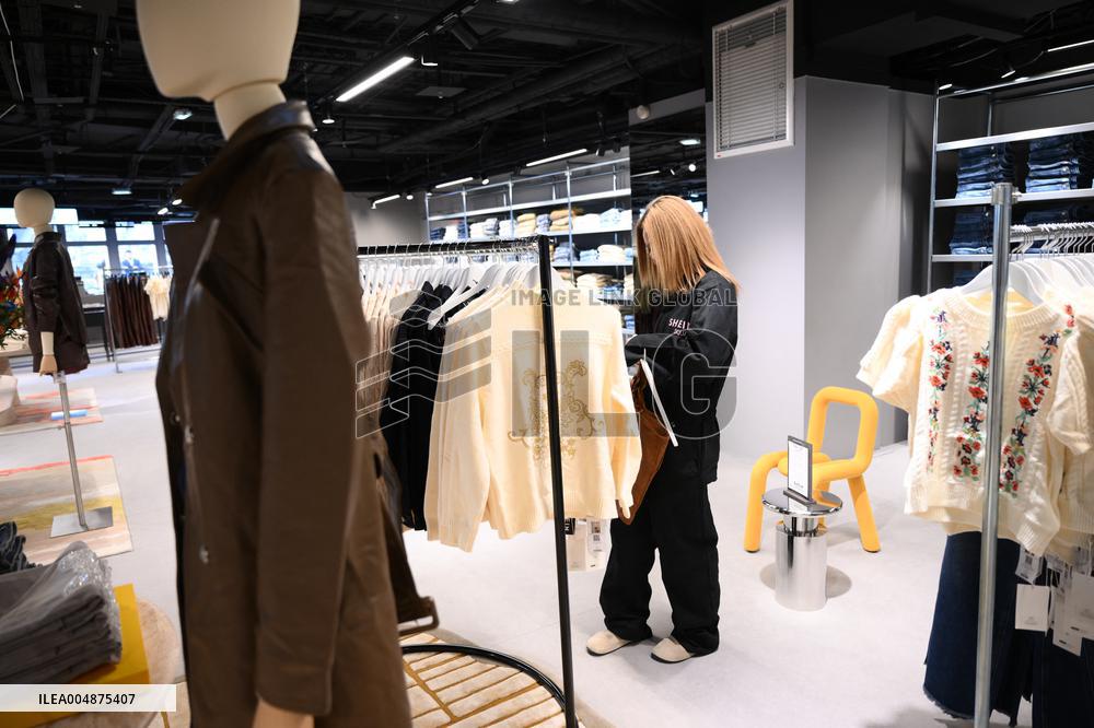Opening Day of Shein First Physical Store at BHV - Paris