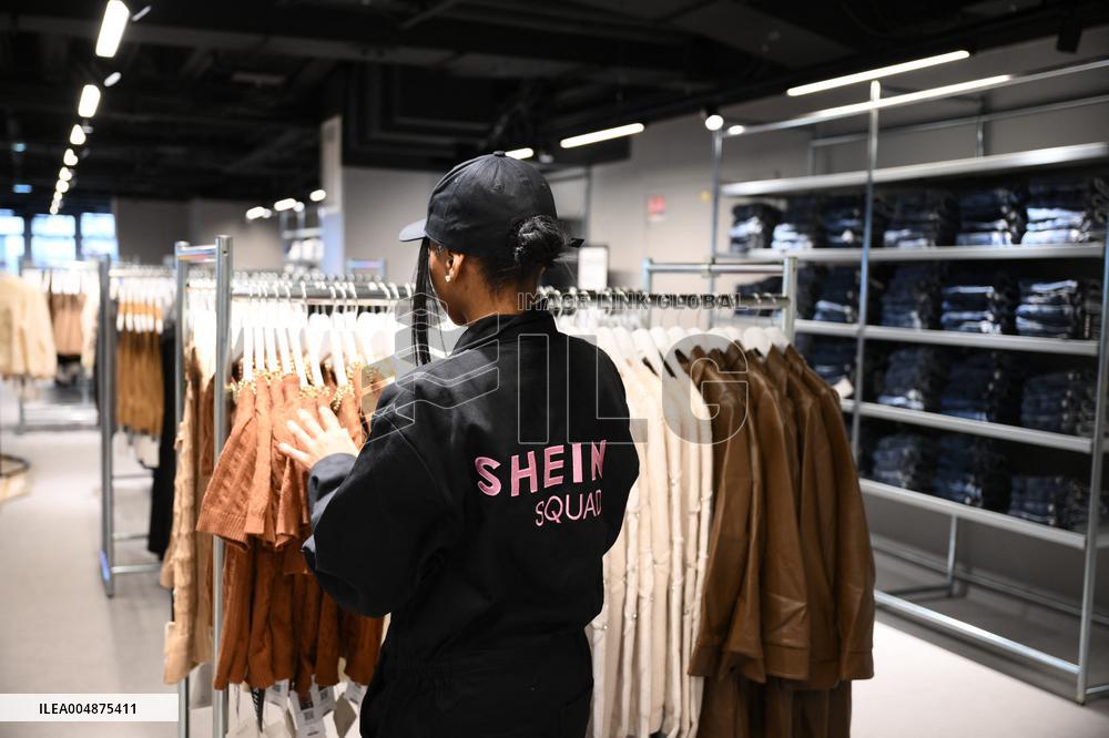 Opening Day of Shein First Physical Store at BHV - Paris