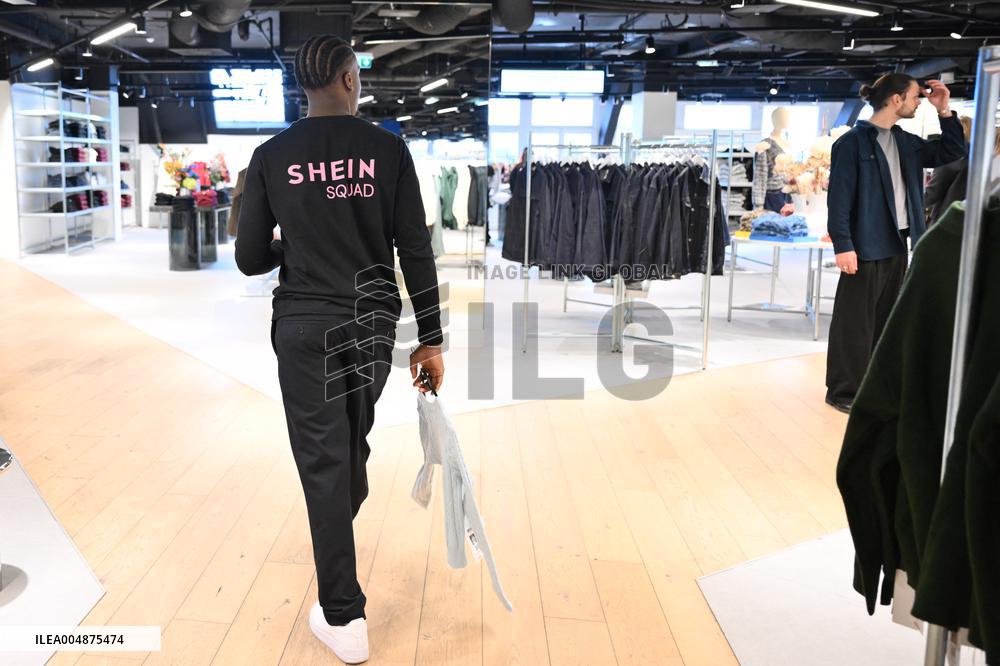 Opening Day of Shein First Physical Store at BHV - Paris