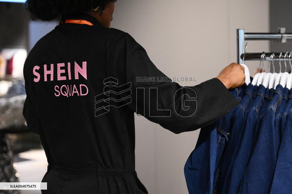 Opening Day of Shein First Physical Store at BHV - Paris