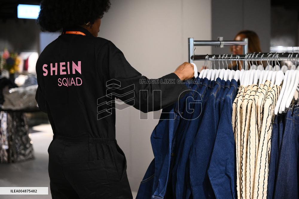 Opening Day of Shein First Physical Store at BHV - Paris