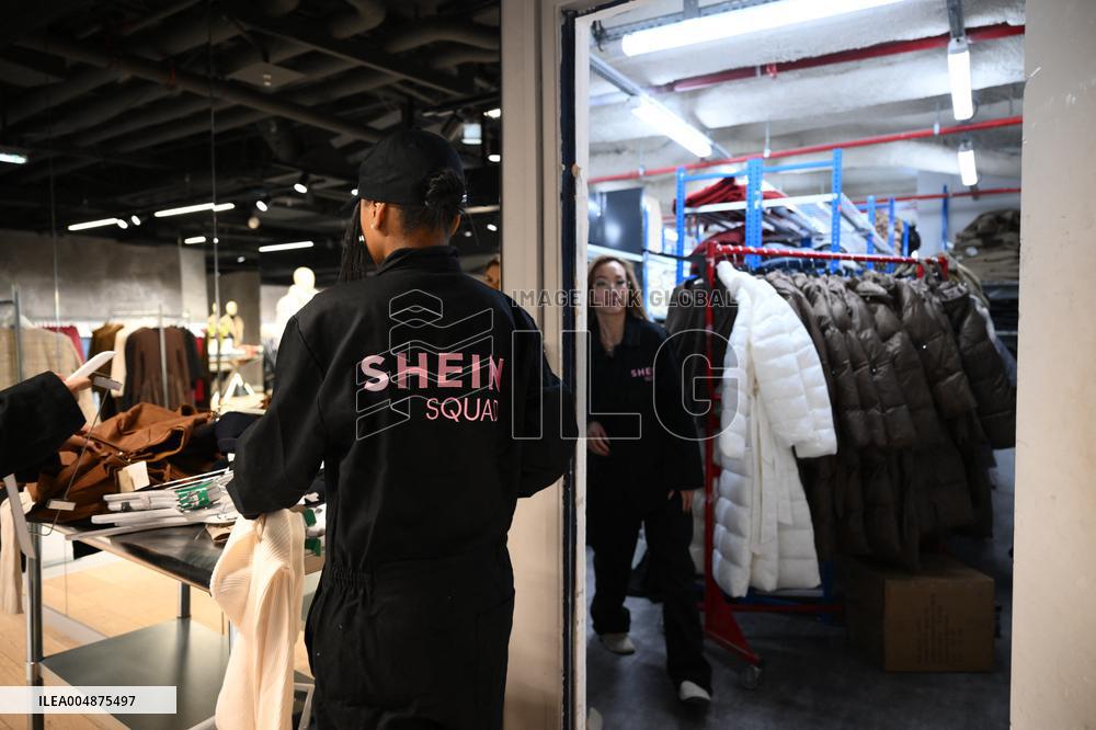 Opening Day of Shein First Physical Store at BHV - Paris