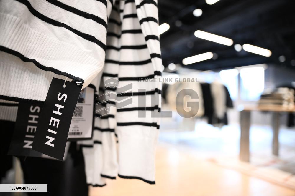 Opening Day of Shein First Physical Store at BHV - Paris