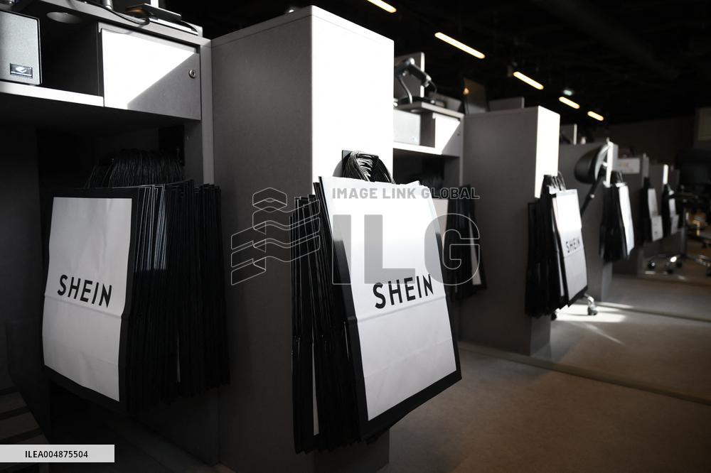 Opening Day of Shein First Physical Store at BHV - Paris
