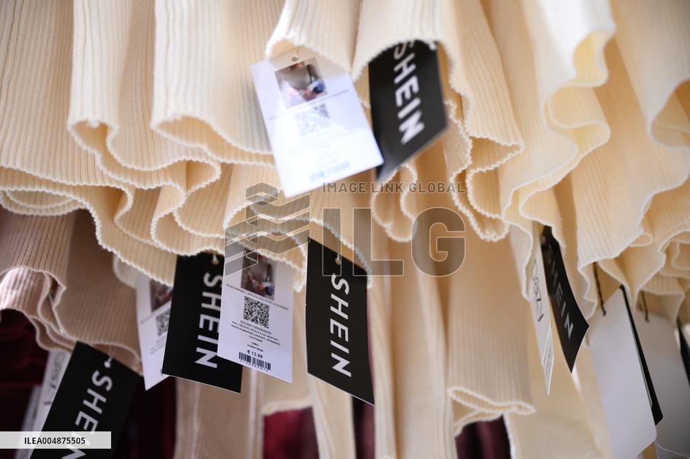 Opening Day of Shein First Physical Store at BHV - Paris