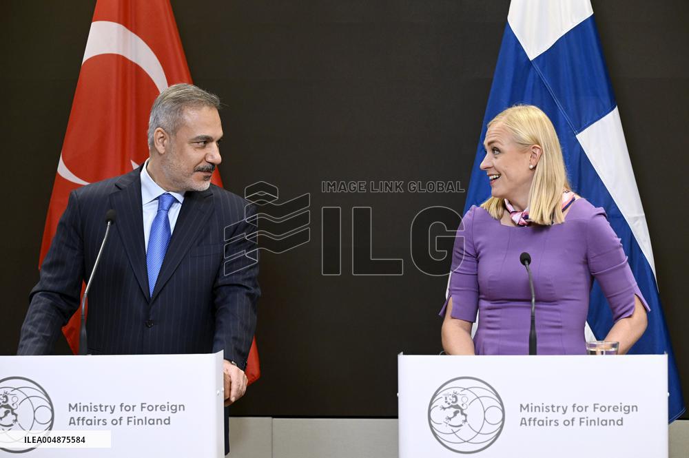 Turkish Foreign Minister Hakan Fidan visits Helsinki