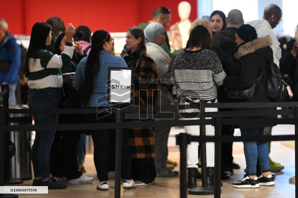 Opening Day of Shein First Physical Store at BHV - Paris