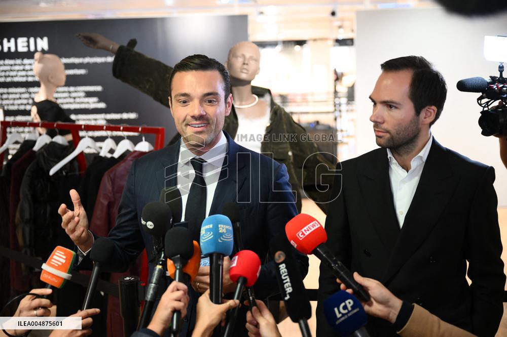 Opening Day of Shein First Physical Store at BHV - Paris