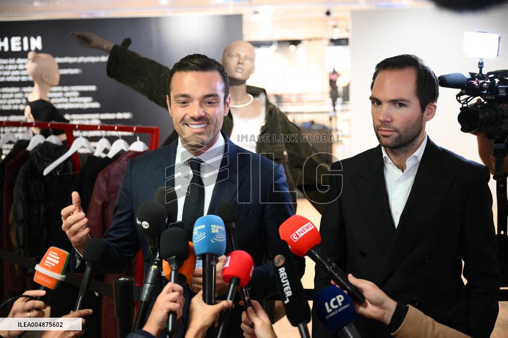 Opening Day of Shein First Physical Store at BHV - Paris