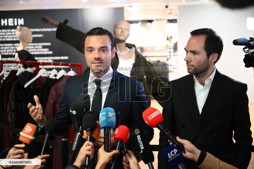 Opening Day of Shein First Physical Store at BHV - Paris