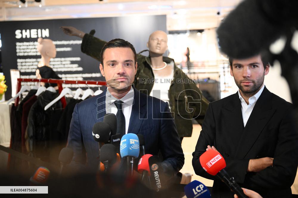 Opening Day of Shein First Physical Store at BHV - Paris