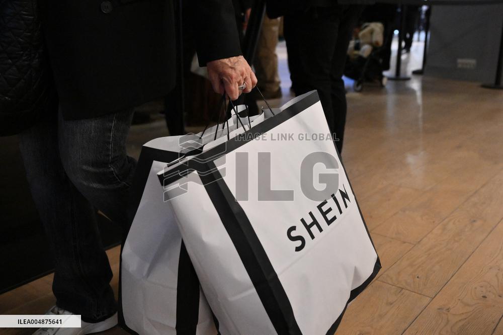 Opening Day of Shein First Physical Store at BHV - Paris