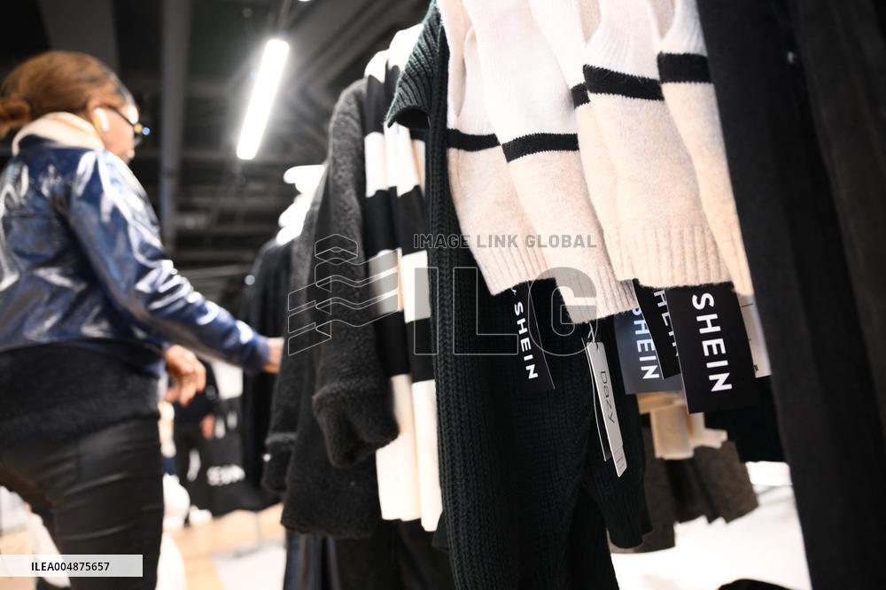 Opening Day of Shein First Physical Store at BHV - Paris