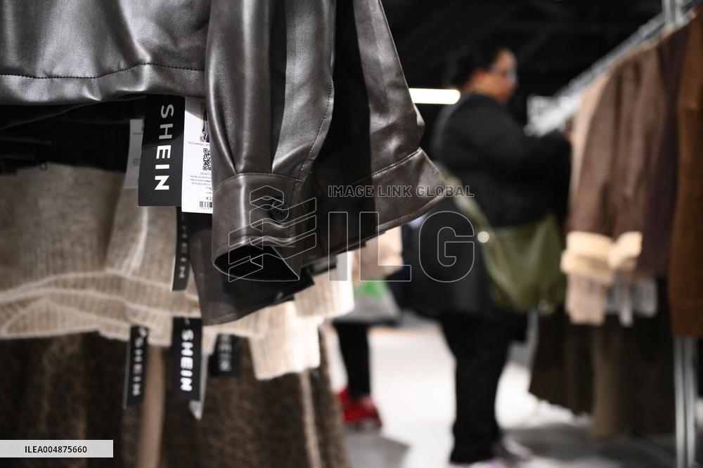 Opening Day of Shein First Physical Store at BHV - Paris