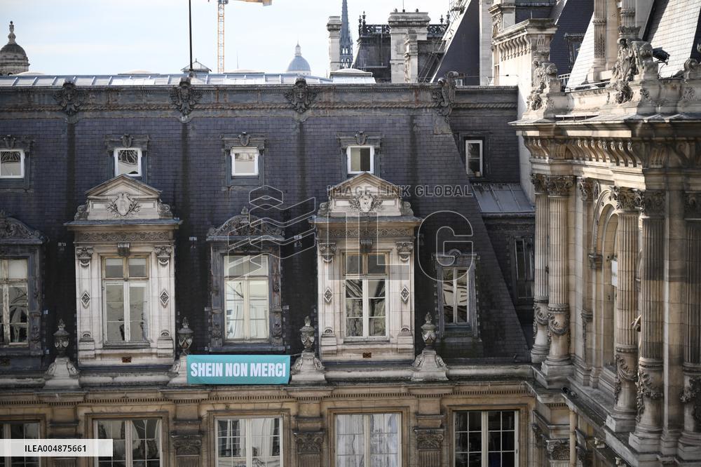 Opening Day of Shein First Physical Store at BHV - Paris