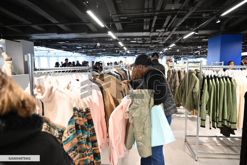 Opening Day of Shein First Physical Store at BHV - Paris