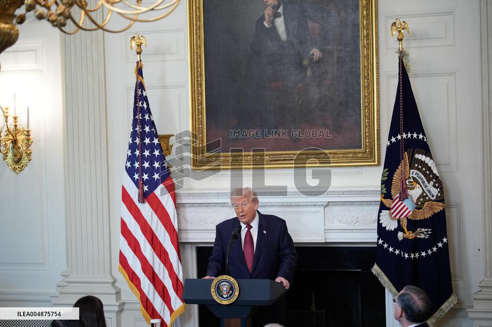 Trump With Republican Senators - Washington