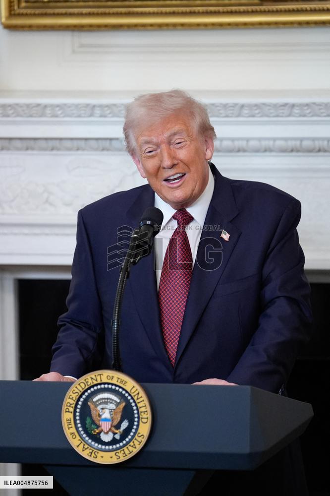 Trump With Republican Senators - Washington