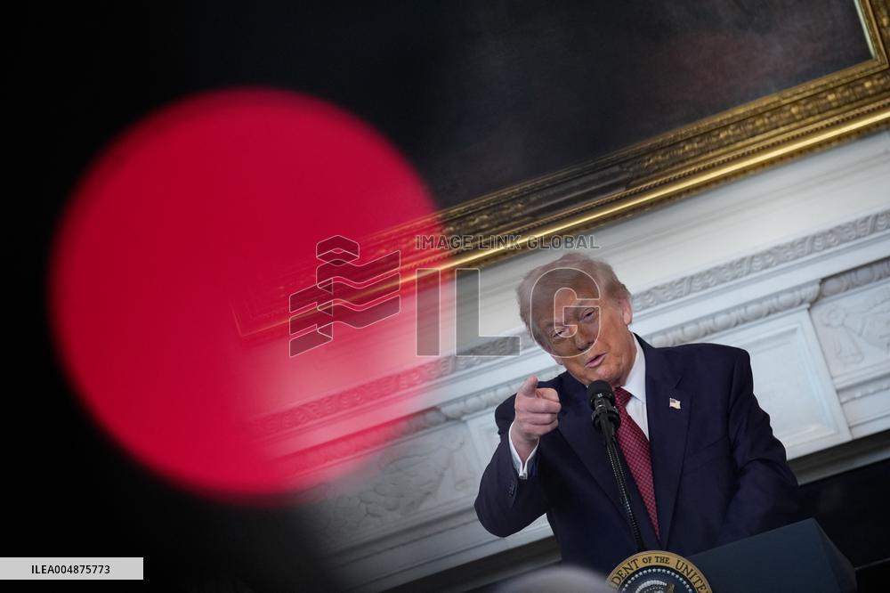 Trump With Republican Senators - Washington