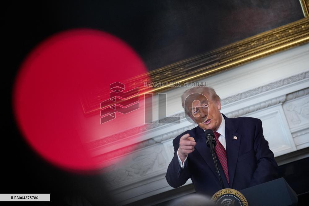 Trump With Republican Senators - Washington