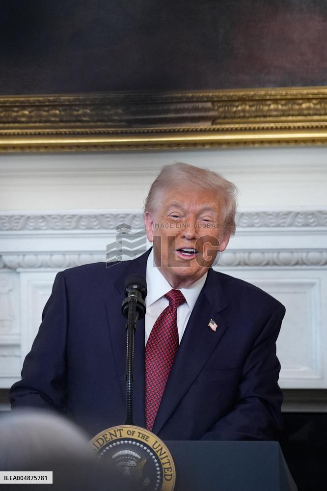 Trump With Republican Senators - Washington