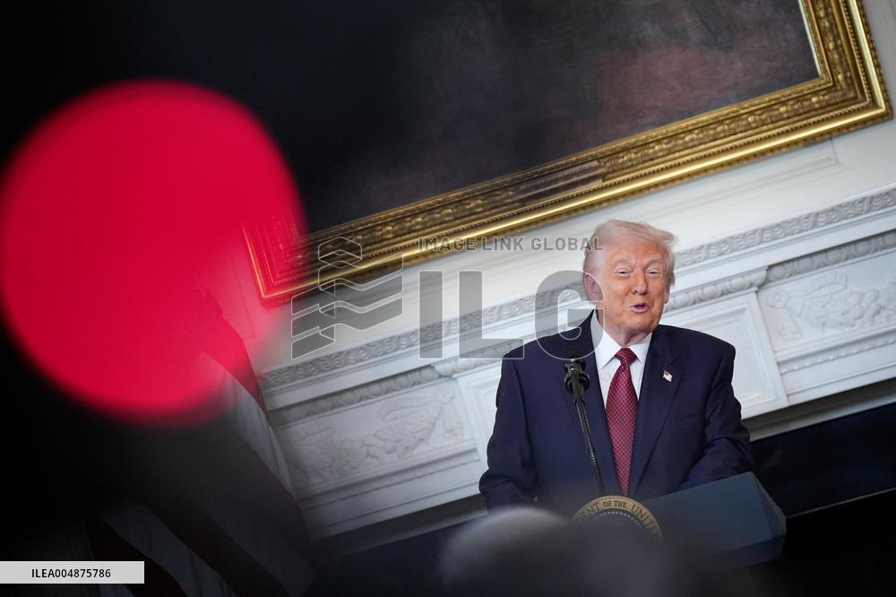 Trump With Republican Senators - Washington