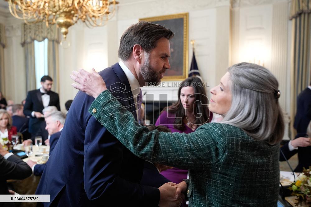 Trump With Republican Senators - Washington