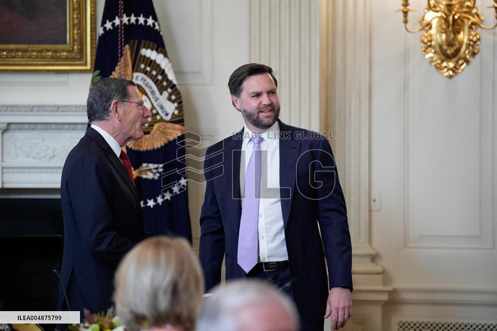 Trump With Republican Senators - Washington