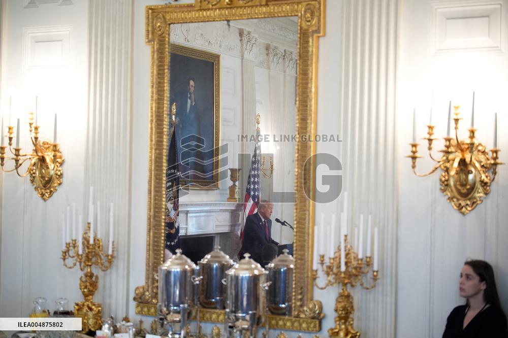 Trump With Republican Senators - Washington